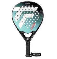Ракетка для падл тенісу Tecnifibre Padel CURVA TEAM, чорно-зелена