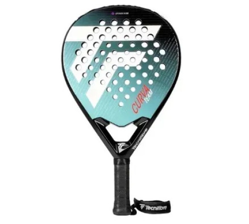Ракетка для падл тенісу Tecnifibre Padel CURVA TEAM, чорно-зелена