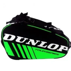 Сумка для падел тенісу Dunlop, чорно-зелена
