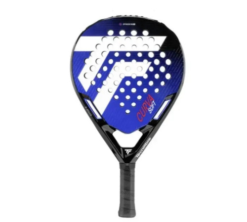 Ракетка для падл тенісу Tecnifibre Padel CURVA SOFT, чорно-синя