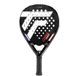 Ракетка для падл тенісу Tecnifibre Padel CURVA POWER, чорно-біла