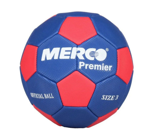 М'яч гандбольний Merco Premier handball ball розмір 3, синьо-червоний