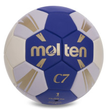 М'яч гандбольний MOLTEN C7 розмір 1, біло-синій