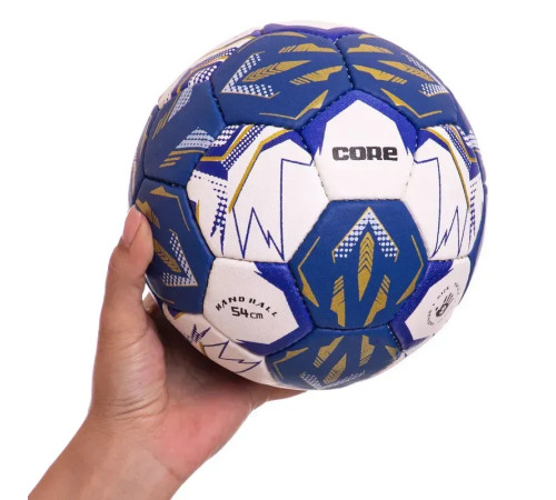 М'яч гандбольний CORE розмір 2, біло-синій