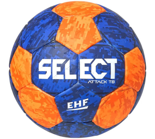 М'яч гандбольний SELECT HB Attack TB v22 розмір 1, синьо-оранжевий