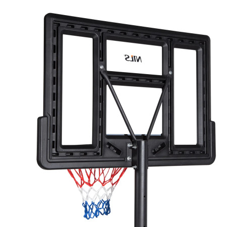 Стійка баскетбольна NILS ZDKA21 305 см, чорно-сіра