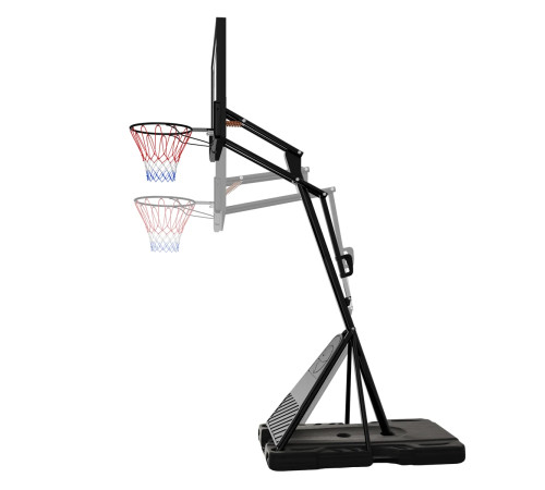 Стійка баскетбольна NILS ZDK024 317 см, чорно-біла