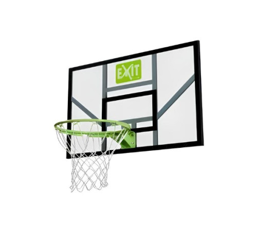 Щит баскетбольний EXIT Toys Galaxy 116 х 77 см, чорно-зелений