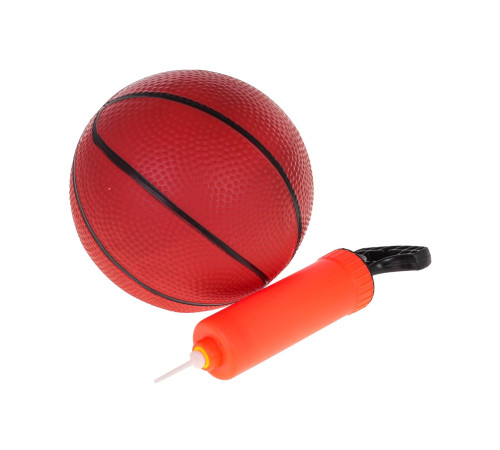 Щит баскетбольний Ramiz AT-828 45,5 x 30,5 см, м'яч + насос, чорно-сірий