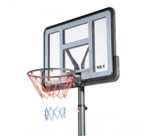 Стійка баскетбольна NILS ZDK021 305 см, чорно-сіра