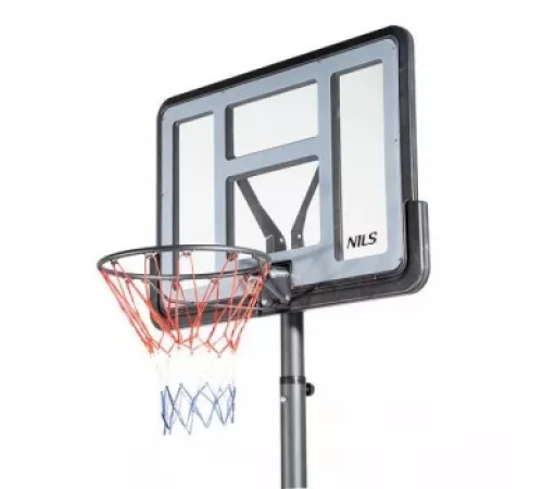 Стійка баскетбольна NILS ZDK021 305 см, чорно-сіра