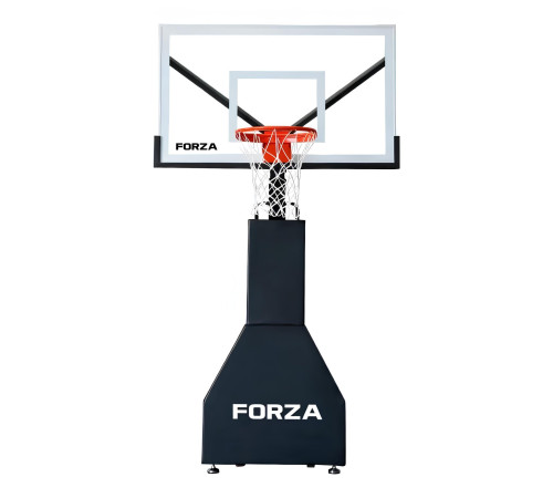 Стійка баскетбльна FORZA MicroArena 230–305 см, чорно-біла