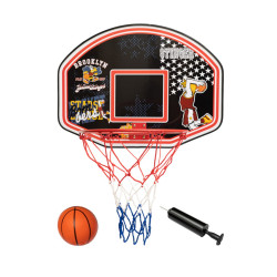 Щит баскетбольний SPARTAN 60 x 44 см, чорно-червоний