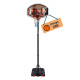 Стійка баскетбольна HUDORA Stand Chicago 206–260 см, чорно-коричнева