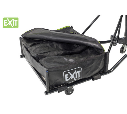 Стійка баскетбольна Exit Galaxy 230–305 см, чорно-зелена