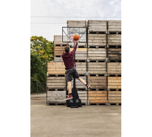 Стійка баскетбольна Hudora Competition Pro 230–305 см, чорна