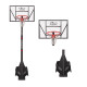 Стійка баскетбольна Hudora Competition Pro 230–305 см, чорна