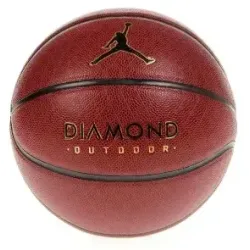 М'яч баскетбольний Nike JORDAN DIAMOND OUTDOOR 8P DEFLATED розмір 7, червоний