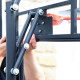 Стійка баскетбольна QUICKPLAY BALLER MINI HOOP 100–212 см, чорна