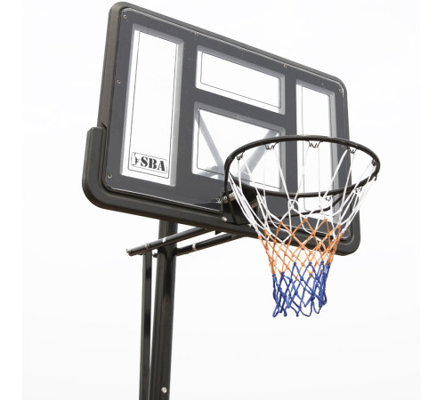 Стійка баскетбольна SBA S003-20 305 см, чорна