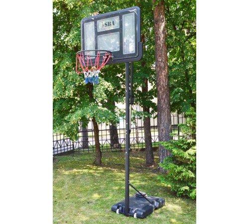 Стійка баскетбольна SBA S003-20 305 см, чорна
