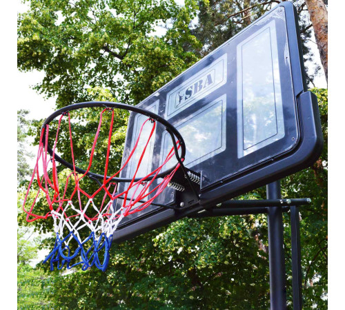 Стійка баскетбольна SBA S003-20 305 см, чорна