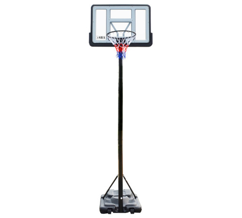 Стійка баскетбольна SBA S021A 305 см, чорно-біла