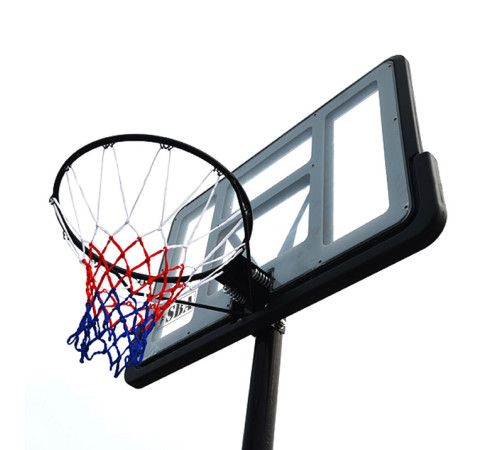 Стійка баскетбольна SBA S021A 305 см, чорно-біла