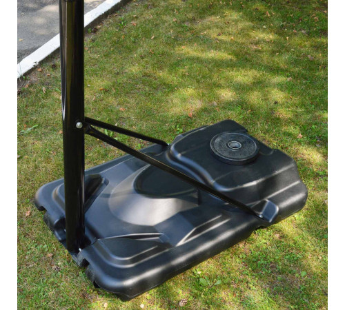 Стійка баскетбольна SBA S021A 305 см, чорно-біла