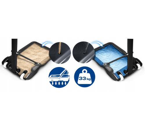 Стійка для баскетболу Neo‑Sport NS‑280 150-210 см, чорна