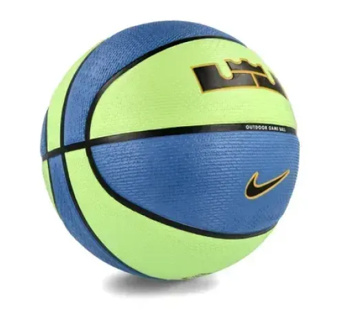 М'яч баскетбольний Nike PLAYGROUND 2.0 8P L JAMES DEFLATED LIME розмір 7