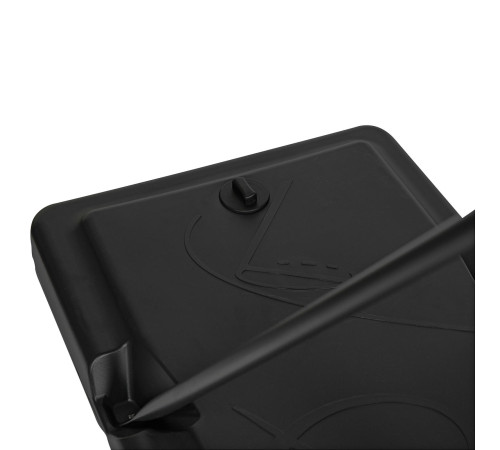 Стійка баскетбольна VIRTUFIT 145-305 см, чорно-біла