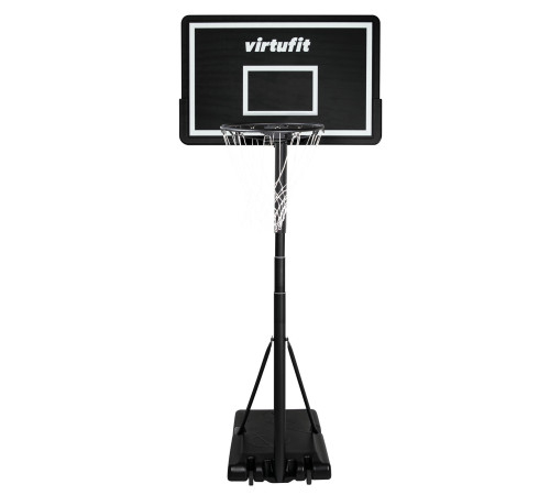 Стійка баскетбольна VIRTUFIT 145-305 см, чорно-біла