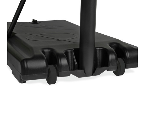 Стійка баскетбольна VIRTUFIT 145-305 см, чорно-біла