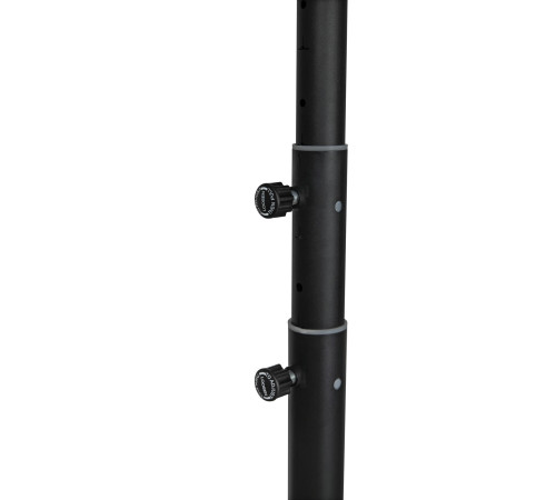 Стійка баскетбольна VIRTUFIT 145-305 см, чорно-біла