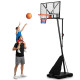 Стійка для баскетболу Neo‑Sport NS‑284 160-305 см, чорна