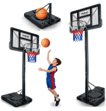 Стійка для баскетболу Neo‑Sport NS‑282 135-300 см, чорна