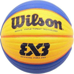 М'яч баскетбольний Wilson Fiba 3X3 game розмір 6, жовто-синій
