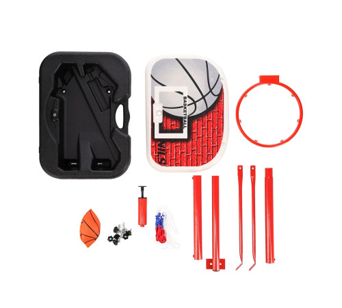 Стійка баскетбольна NILS ZDK881G 140 см, червоно-біла