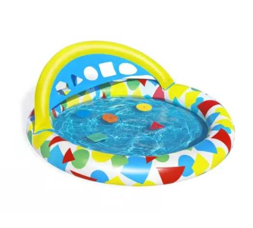 Басейн надувний дитячий Splash Learn Bestway 52378 120x117x46 см Басейн надувний дитячий Splash Learn Bestway 52378 120x117x46 см