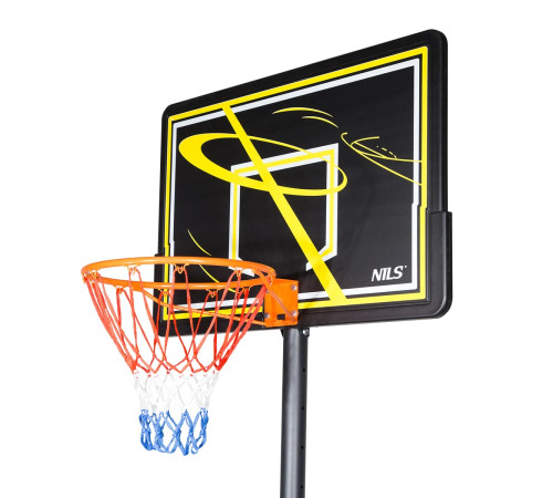 Стійка баскетбольна NILS ZDK319E 305 см, чорно-жовта