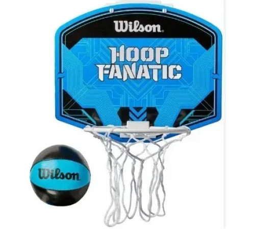 Набір баскетбольний Wilson HOOP, чорно-синій