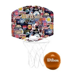 Набір баскетбольний Wilson NBA TEAM RETRO, різнокольоровий