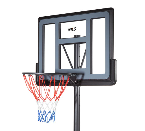 Стійка баскетбольна NILS ZDK321 305 см, чорно-сіра