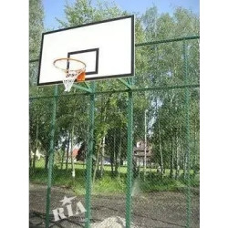 Комплект баскетбольний: стійка, щит, кошик і сітка, зелена