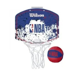 Набір баскетбольний Wilson NBA TEAM MINI HOOP NBA RWB, різнокольоровий