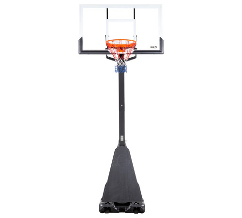 Стійка баскетбольна NILS ZDK027 305 см, чорно-біла