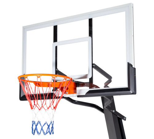 Стійка баскетбольна NILS ZDK027 305 см, чорно-біла