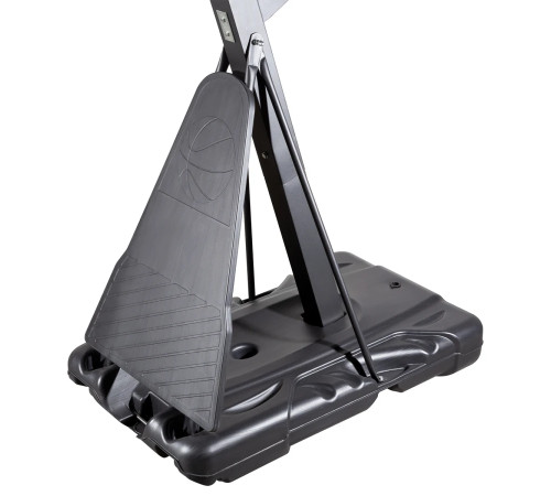 Стійка баскетбольна NILS ZDK027 305 см, чорно-біла