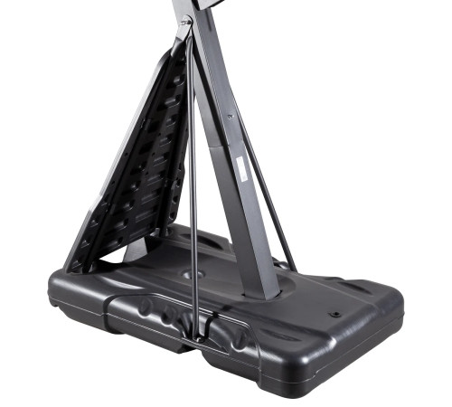 Стійка баскетбольна NILS ZDK027 305 см, чорно-біла